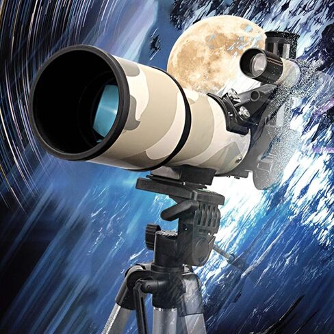 Telescope for Kids & Beginners 80mm aperture 400mm stronomical refractor telescope telescope portable telescope with tripod + finder scop in Saudi Arabia