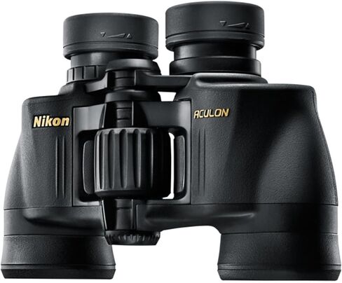 Nikon Aculon A211 7x35 مناظير مع أنظمة PAK4 Porro Prism وعدسات الزجاج البيئي المتعدد (Black) - تم تجديدها المعتمدة in Saudi Arabia