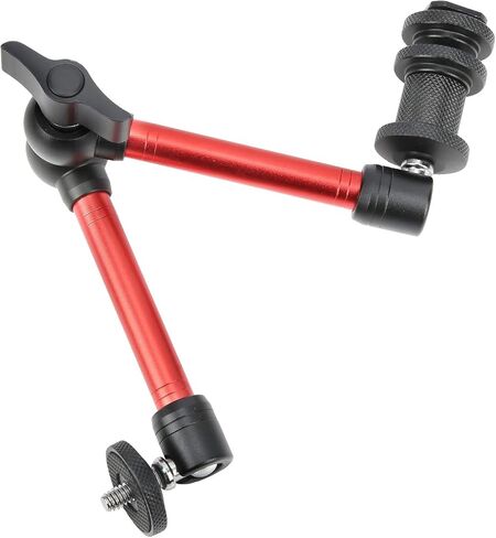 Tbest Tbest Film and Telen Photoghy in Universal Arm Base Holder Stand 4in أو CRA LCD Monitor Monitor في المعدات الحمراء الأخرى (حمراء 11 بوصة) in Kuwait