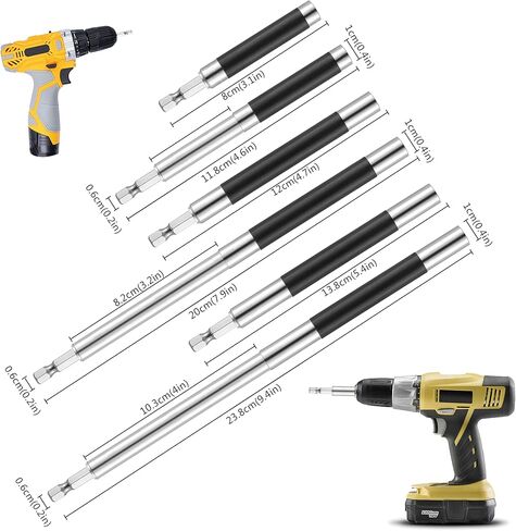 3PCS Bit Holder, HIA Magnetic Drill Bit Holder Extension, small (3.07"–4.6"), medium (4.7"–7.8") and large (5.5"–9.4") in Saudi Arabia