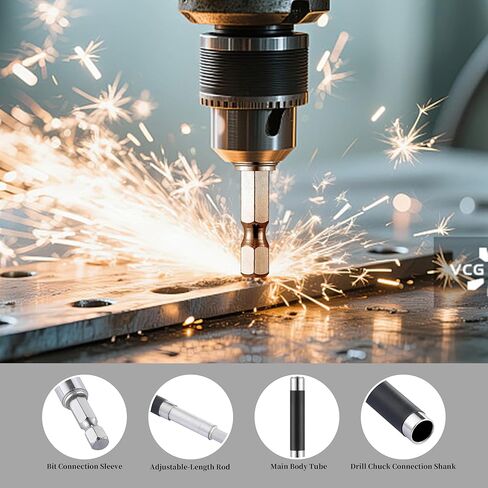 3PCS Bit Holder, HIA Magnetic Drill Bit Holder Extension, small (3.07"–4.6"), medium (4.7"–7.8") and large (5.5"–9.4") in Saudi Arabia