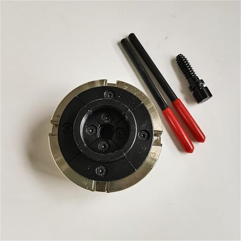 مخرطة المعادن الصغيرة المخرطة جزء من الخشب مخرطة تشاك 100 مم 4 الفك تركز ذاتي مع خيط 1 بوصة M33 M18 إكسسوارات أداة خشبية ل DIY النجارة (اللون: 1 بوصة 8TPI الحجم: صغير) in Kuwait