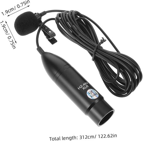لافالييه صدر طية ميكروفون XLR مقطع ثلاثي الإبرة معدات التسجيل متعددة الاستخدامات للخطب والبث in Saudi Arabia