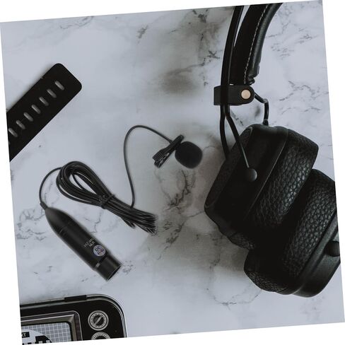 لافالييه صدر طية ميكروفون XLR مقطع ثلاثي الإبرة معدات التسجيل متعددة الاستخدامات للخطب والبث in Saudi Arabia