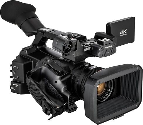 Panasonic AG-CX370 UHD 4K Pro Live Streaming Camcorder with NDI HX2 and Auto-Tracking + 128GB SDXC UHS-II Card + 2X Professional Telephoto Lens - 67mm + 0.5X Professional Super Wide Angle + More in Saudi Arabia