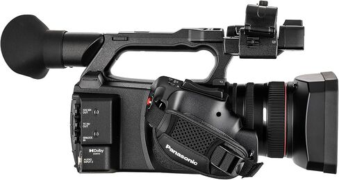 Panasonic AG-CX370 UHD 4K Pro Live Streaming Camcorder with NDI HX2 and Auto-Tracking + 128GB SDXC UHS-II Card + 2X Professional Telephoto Lens - 67mm + 0.5X Professional Super Wide Angle + More in Saudi Arabia