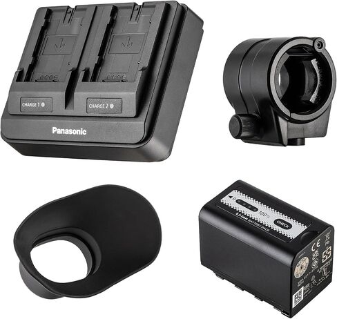 Panasonic AG-CX370 UHD 4K Pro Live Streaming Camcorder with NDI HX2 and Auto-Tracking + 128GB SDXC UHS-II Card + 2X Professional Telephoto Lens - 67mm + 0.5X Professional Super Wide Angle + More in Saudi Arabia