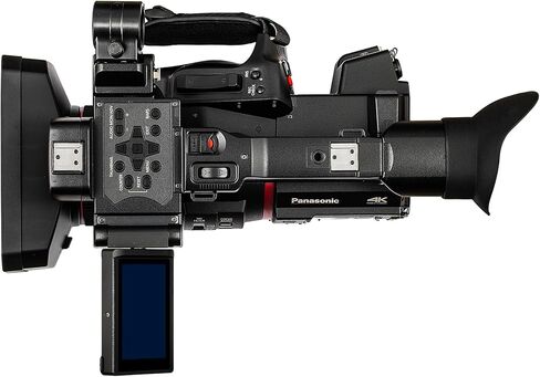Panasonic AG-CX370 UHD 4K Pro Live Streaming Camcorder with NDI HX2 and Auto-Tracking + 128GB SDXC UHS-II Card + 2X Professional Telephoto Lens - 67mm + 0.5X Professional Super Wide Angle + More in Saudi Arabia