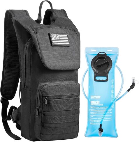 VEVOR Hydration Backpack, Insulated Hydration Pack Backpack with Water Bladder, Hiking Water Backpack with Storage for Men Women, Hydro Water Daypack for Hiking Running Cycling Camping in Kuwait