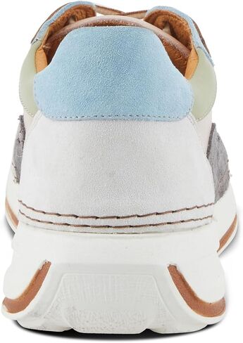 Spring Step Women's Booker Sneakers with Premium Leathers, Geometric Pattern, and Removable Insoles in Saudi Arabia