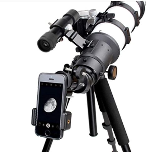 Professional 80mm Refractor Telescope with Tripod & Finder Scope with Low Light Durable with Smartphone Adapter Backpack and Moon Filter in Saudi Arabia