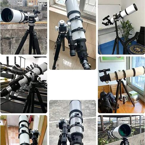Professional 80mm Refractor Telescope with Tripod & Finder Scope with Low Light Durable with Smartphone Adapter Backpack and Moon Filter in Saudi Arabia