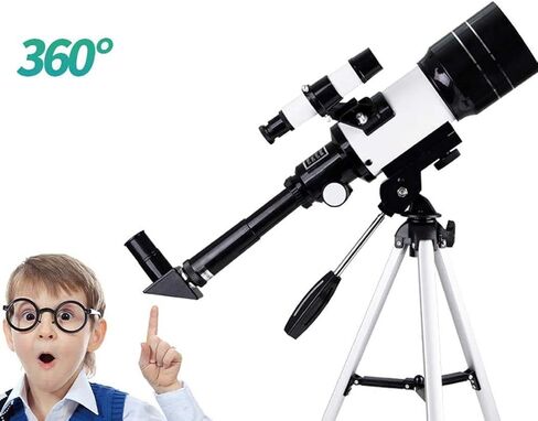 Super Super Super Cids Telescope للبالغين المبتدئين في علم الفلك 700 مم طول بؤري 233x نطاق سفر عبر التلسكوبات الزجاجية المغلفة بالكامل in Saudi Arabia