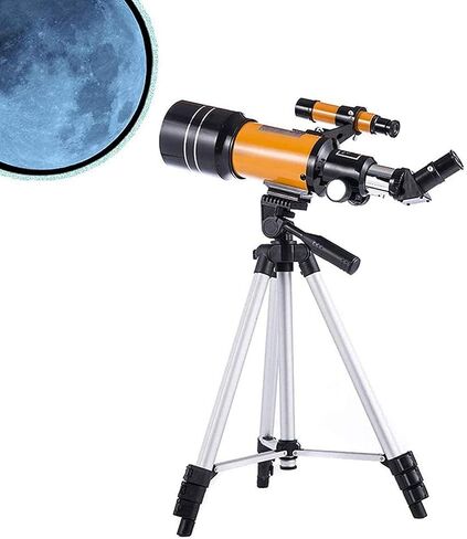 Super Super Super Super Travel Telescope 70mm Aperture 300mm Telescope الفلكي مع شريك جيد قابل للتعديل لمشاهدة القمر والكوكب in Saudi Arabia