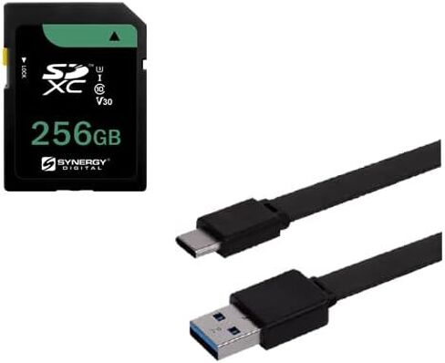 Synergy Digital Accessory Kit, Compatible with Nikon Z6 II Mirrorless Digital Camera Includes: EM-USB-TYPEC-3B USB Cable, KSD256GB Memory Card in Saudi Arabia