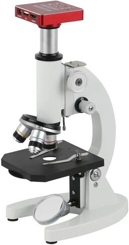 ZTBH Microscope Accessories Kit 40X - 640X Student Biological Microscope Laboratory Professional Biological Trinocular Microscope with HDMI USB Video Camera Microscope Slides (Color : 37MP HDMI USB) in Saudi Arabia