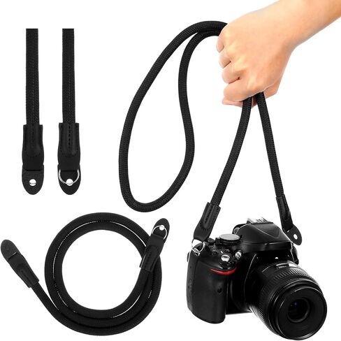 حزام الكاميرا خمر ، حزام حبل التسلق لحفرة مستديرة ، 105 سم نايلون تسلق كاميرات الكتف in Kuwait