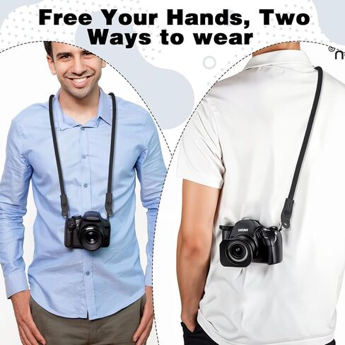 حزام الكاميرا خمر ، حزام حبل التسلق لحفرة مستديرة ، 105 سم نايلون تسلق كاميرات الكتف in Kuwait