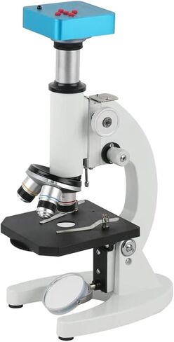 ZTBH Microscope Accessories Kit 40X - 640X Student Biological Microscope Laboratory Professional Biological Trinocular Microscope with HDMI USB Video Camera Microscope Slides (Color : 37MP HDMI USB) in Saudi Arabia