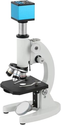 ZTBH Microscope Accessories Kit 40X - 640X Student Biological Microscope Laboratory Professional Biological Trinocular Microscope with HDMI USB Video Camera Microscope Slides (Color : 37MP HDMI USB) in Saudi Arabia