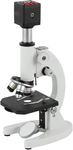 ZTBH Microscope Accessories Kit 40X - 640X Student Biological Microscope Laboratory Professional Biological Trinocular Microscope with HDMI USB Video Camera Microscope Slides (Color : 37MP HDMI USB) in Saudi Arabia