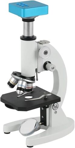 ZTBH Microscope Accessories Kit 40X - 640X Student Biological Microscope Laboratory Professional Biological Trinocular Microscope with HDMI USB Video Camera Microscope Slides (Color : 37MP HDMI USB) in Saudi Arabia