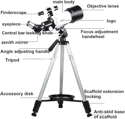 Astronomical Telescope Professional Adult Telescope Refractor Mirror View of The Scenery Hiking Maximum 336 Times Magnification in Saudi Arabia