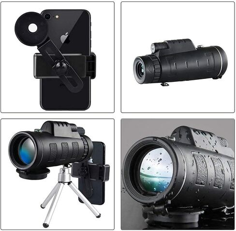 4K 1 - -300x40mm التلسكوبات أحادية المقاصر Super Teamouto Zoom Monocular Telescope لمشاهدة الطيور في التخييم المشي لمسافات طويلة Trave Live Concert in Saudi Arabia