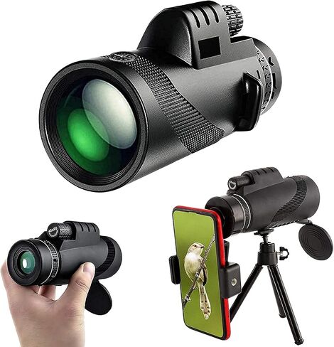 40 × 60 تلسكوب أحادي مع حامل الهاتف الذكي و TRUPOD BAK4 PRISM FMC للبالغين أطفال يراقبون التخييم سافرًا للحياة البرية in Saudi Arabia