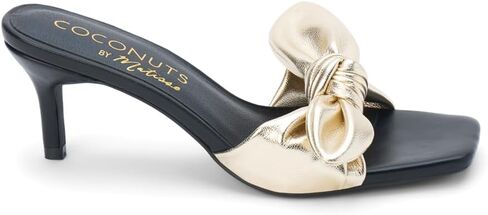 جوز الهند بواسطة Matisse Womens Uptown Bow Leopard Sendals Sandals Mid Heel 2-3 " - Brown in Kuwait