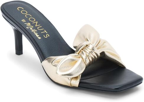 جوز الهند بواسطة Matisse Womens Uptown Bow Leopard Sendals Sandals Mid Heel 2-3 " - Brown in Kuwait