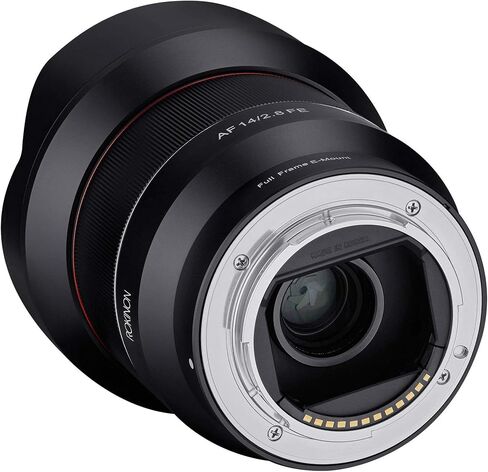 Rokinon 14mm F2.8 Full Frame Auto Focus Lens for Sony E-Mount, Black (IO14AF-E) (Renewed) in Saudi Arabia