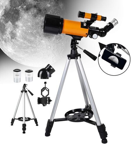 Teplers Telescope 16x & 40x Professional Reformical Astronical Monocular Travel Telescope مع Tripod و Finder Scope و HPOIR PRESICY مثالية للأطفال والبالغين in Saudi Arabia