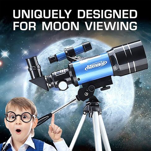 Telescopes for Adults Professional High Magnification Astronomy 70mm Aperture 360mm Mount Refraction Telescope for Kids Beginners Portable Telescope with Tripod for Space Observation in Saudi Arabia