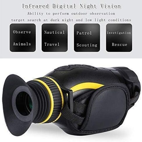 Super Super Super Clacting Scopes Telescopes 4 × 35 التصوير الحراري الكاميرا بالأشعة تحت الحمراء في الهواء الطلق مع وظيفة إخراج الفيديو لعرض أحادي 200 متر in Saudi Arabia