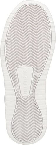 Tommy Hilfiger Women's Twigye Sneaker, White/Silver 040, 8 in Saudi Arabia