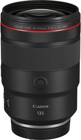 Canon RF 135mm f/1.8 L هي عدسة USM - عدسة Prime Telephoto مع تثبيت الصورة وفتحة F/1.8 للصور والضوء المنخفض (5776C002) + 64 جيجابايت بطاقة ذاكرة in Saudi Arabia