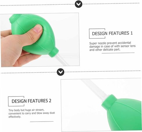 Nuobesty 8pcs غبار منفاخ الهواء المحمول لتصميم لمبة المطاط لتنظيف العدسات الكاميرا لصيانة DSLR وصيانة الالكترونيات لون عشوائي in Kuwait