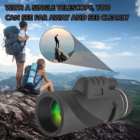 40x60 High Magnification Monocular Telescope - Non-Mini Refractor for Bird Watching and Hunting in Saudi Arabia