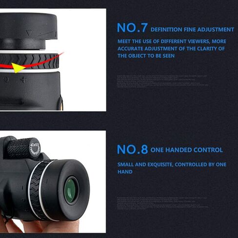 40x60 High Magnification Monocular Telescope - Non-Mini Refractor for Bird Watching and Hunting in Saudi Arabia