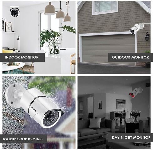 ZOSI 5.0MP TVI Security Camera-Super HD Bullet Waterproof CCTV BNC Camera for Home Office Security System (Renewed) in Saudi Arabia