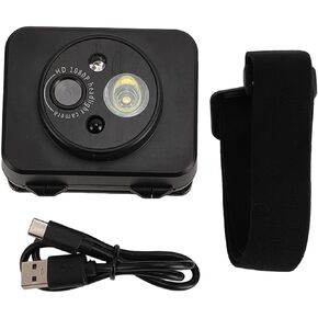 Head Mounted Camera, 1080P 45 Degree Adjustment Head Camera, Action Camera for Night Outdoor Sports, Traveling Recording in Kuwait