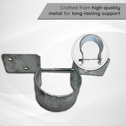 Fence Bracket - Steel to Wood Fence Brackets - Galvanized Fence Post Bracket - Fence Brackets for Metal Posts - Fence Post Repair in Saudi Arabia