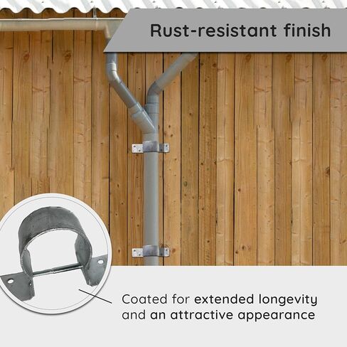 Fence Bracket - Steel to Wood Fence Brackets - Galvanized Fence Post Bracket - Fence Brackets for Metal Posts - Fence Post Repair in Saudi Arabia