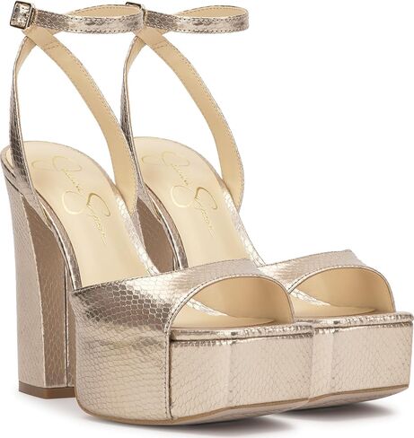 Jessica Simpson Lirio Lirio Platform Sandal ، Champagne ، 9 in Kuwait