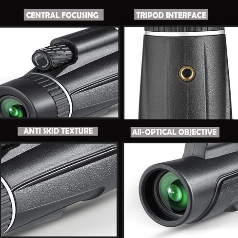 Telescope-12x42 عالية الطاقة HD أحادي للبالغين مع FMC BAK4 PRISM حامل الهواتف الذكية وترايبود مضغوط ماء أحادي لمشاهدة الطيور المشي لمسافات طويلة in Saudi Arabia
