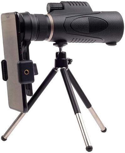 10-30x42 Monocular Telescope High Power Zoom Monocular Telescope Compact with Night Vision HD BAK4 Prism FMC Lens Monocular with Smartphone Adapter and Tripod for Adults Kids Bird Watching in Saudi Arabia