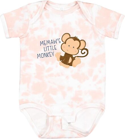 inktastic Memaw's Little Monkey Baby Bodysuit in Kuwait