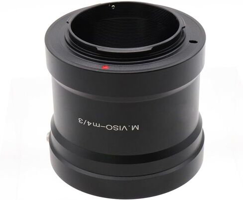 حلقة محول العدسة Viso M-M4/3 لعدسة Mount Mount Fiso M ولأربعة ثلثين M4/3 Camera Metal Lens Adapter Ring Manual Focus Adapter Ringocus Ring in Kuwait