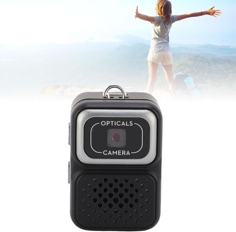 yoidesu mini digital camera keykain ، 0.96 بوصة عرض 2MP 480p كاميرا فيديو مفاتيح مع سجل 150 دقيقة ، كاميرا الفيديو الصغيرة المحمولة لدراسة السفر (أبيض) in Kuwait